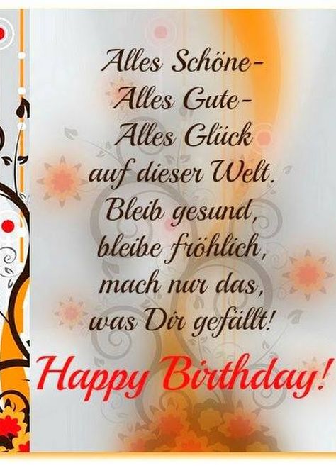 Photo Late Birthday Wishes, German Phrases, Birthday Greetings Friend, Happy Birthday Song, Happy Birthday Meme, Happy Birthday Video, Late Birthday, Happy Birthday Messages, Happy B Day