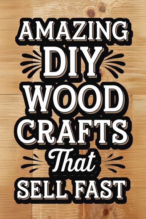 Turn leftover wood into profit with these simple and fast scrap wood projects! Perfect for beginner and seasoned crafters alike, these DIYs are quick to make and high on demand. Learn how to create popular pieces that sell fast and boost your craft business! Wood Projects Easy Simple, Things Made From Pallets, Unique Diy Wood Projects, Summer Wood Crafts Diy Pallet Projects, Art From Wood Scraps, Flea Market Crafts To Sell, Things Made Out Of Wood Diy Ideas, Scrap 2x4 Projects Diy Wood Blocks, Easy Wood Crafts To Sell Diy Ideas