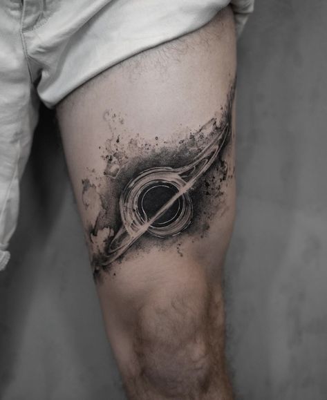 Black Hole Space, Hole Tattoo, Black Hole Tattoo, Space Tattoo, Tattoo Black, Black Hole, Tattoo Sketches, Black Tattoos, Tattoos