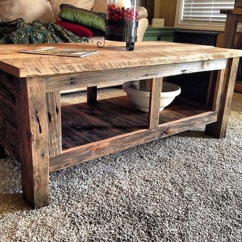 Care Tips For Coffee Tables - CP Furniture Sales Sofas Bedroom, Barnwood Coffee Table, Barn Wood Decor, Wood Furniture Plans, Barnwood Furniture, Barn Wood Projects, Old Barn Wood, Artisan Furniture, Rustic Coffee Tables