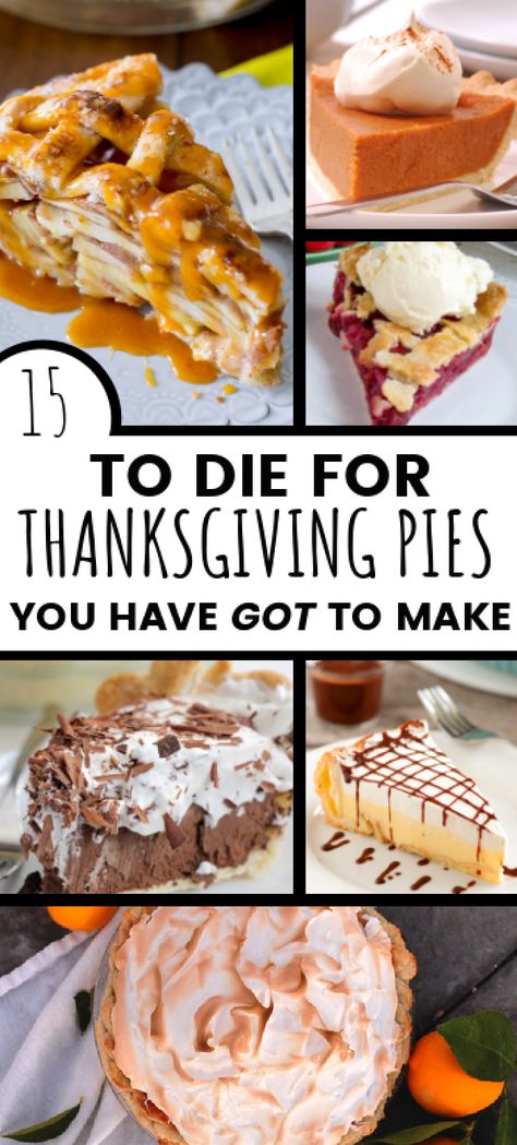 Fun Pies To Make, Fall Pies Thanksgiving, Thanksgiving Pie Bites, Pie For Beginners, Best Pie Recipes Thanksgiving, Popular Pie Recipes, Make Ahead Pies To Freeze, Pie Recipes Dessert Easy, Unique Fall Pie Recipes