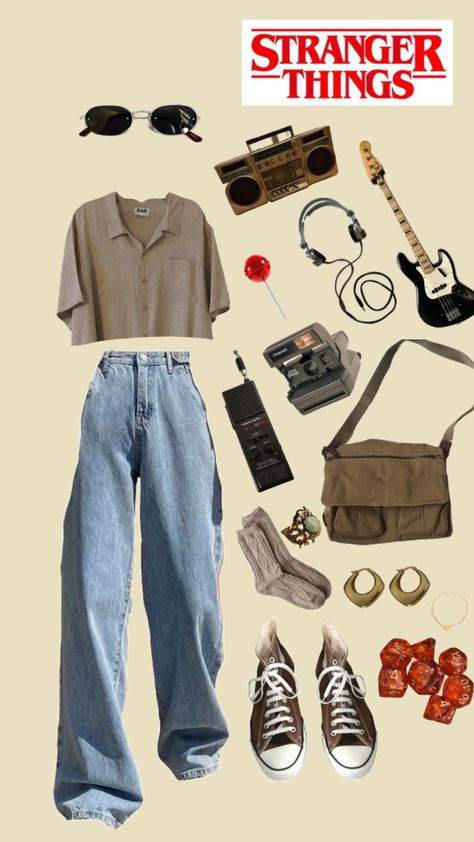 Another Stranger Things outfit! #strangerthings #outfitinspo #80s 1985 Outfits Stranger Things, Aesthetic 1980s Outfits, Cute 80’s Outfits, Shein 80s Outfits, Clothes From The 80s Outfits, Vintage Outfits 80s Retro Woman, Stranger Things Outfit Inspiration 80s, Cute 80s Inspired Outfits, Fashion Outfits 80s Style