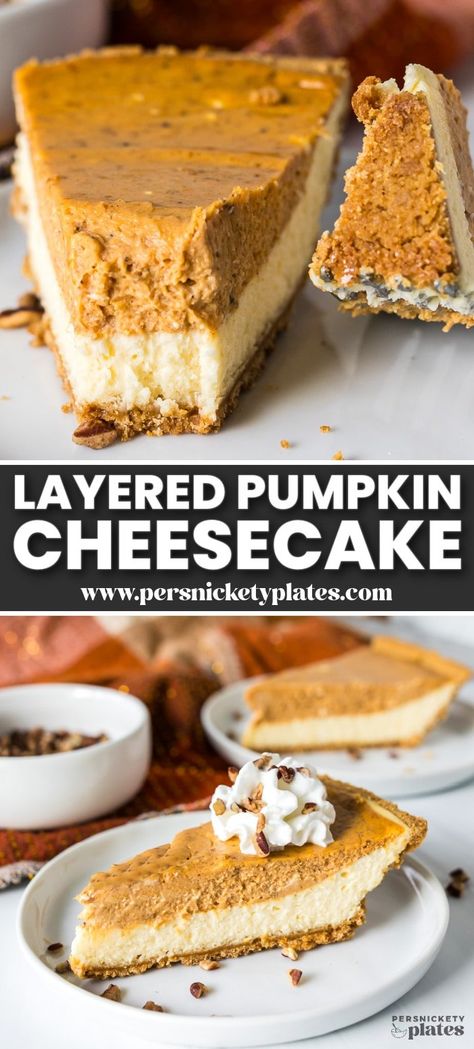 Pumpkin Pie And Cheesecake, Pumpkin And Cheesecake Pie, Pumpkin Cheesecake For Two, Pumpkin Pie Recipe Cheesecake, Pumpkin Pie Recipe With Cream Cheese, Pumpkin Cream Cheese Cheesecake, Philadelphia Pumpkin Cheesecake Recipe, Pumpkin Torte Cake, Pumpkin Cheese Pie Recipe