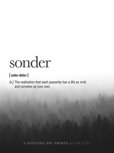 Sonder Definition, Art Definition, Background Forest, Word Definition, Definition Wall Art, Unique Words Definitions, Words That Describe Feelings, Uncommon Words, Fancy Words