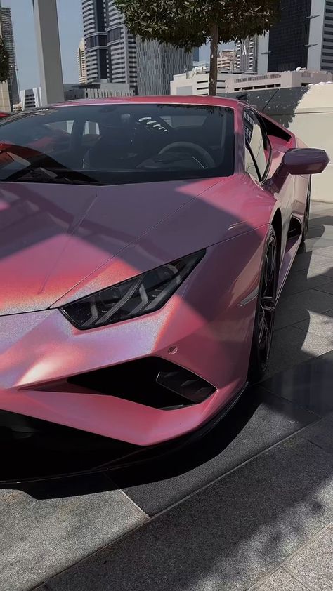 Pink Car, Lamborghini, Sports Car, Cars, Sports, Pink, White