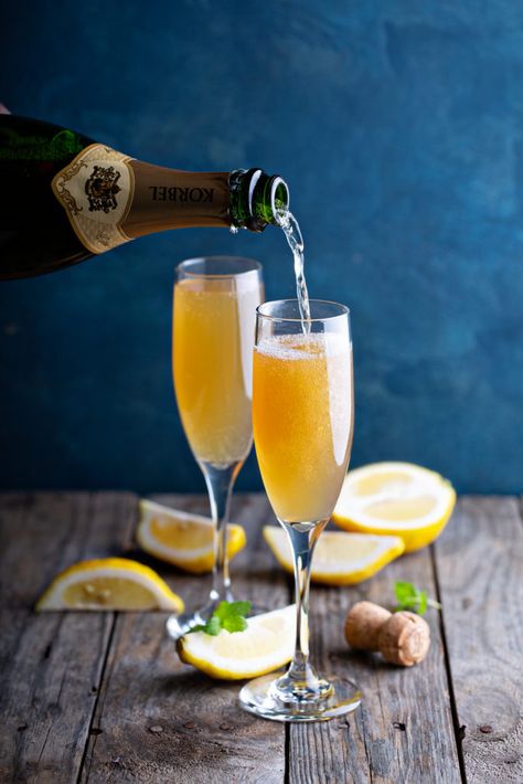 Mimosas Aesthetic, Mimosa Photo, Mimosa Cart, Mimosa Aesthetic, Cart Photoshoot, Mimosa Photography, Mimosa Breakfast, Korbel Champagne, Mimosa Recipes