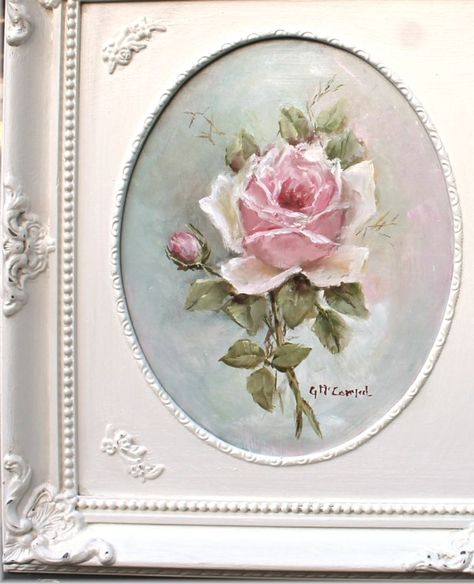 Shabby Chic Painting, Roses Vintage, Wooden Painting, Cute Tumblr Pictures, Shabby Chic Pink, Porcelain Roses, Rose Decor, Painting Gallery, Chic Pink