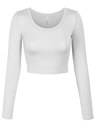 Plus Size Long Sleeve Tops, Womens Crop Top, Plus Size Crop Tops, Stretchy Crop Tops, Basic Crop Top, White Knit Top, White Long Sleeve Top, Black Long Sleeve Shirt, White Long Sleeve Shirt