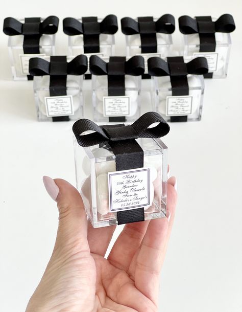 5 Pcs Wedding Favors, Favors, Favors Boxes, Wedding Favors for Guests, Black and White Wedding, Party Favors, Custom Favors, Sweet 16, Boho - Etsy Sweet 16 All Black Party, Black Tie Wedding Party Favors, Custom Party Favors Birthday, Black And White Party Favors, White And Black Graduation Party, Gift Favors Ideas, Gifts For Birthday Guests, Engagement Party Black And White, Fancy Party Favors