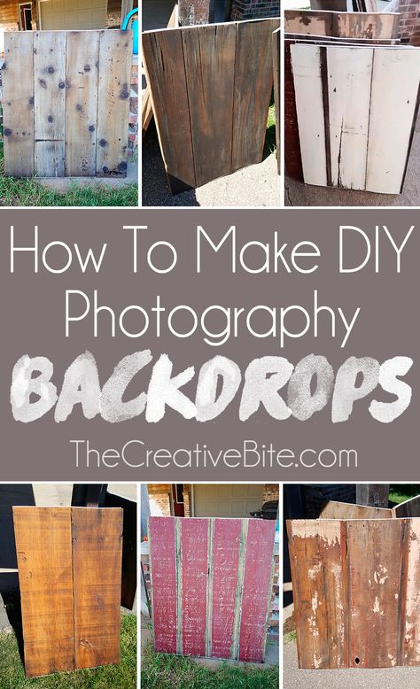 How to Make DIY Wooden Photography Backdrops Diy Photography Backdrops, Wood Backdrop Photography, Diy Fotokabine, Diy Photography Props, Photography Backdrops Diy, Photo Props Diy, Food Photography Background, Diy Photo Backdrop, Diy Props