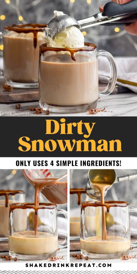 Fall Hot Drinks Alcohol, Highland Snowball Drink, Chocolate Holiday Drinks, Festival Drinks Alcohol, Chocolate Alcoholic Drinks Easy, Creamy Mixed Drinks, Home Made Baileys Recipes, Double Chocolate Vodka Drinks, Booze Hot Chocolate