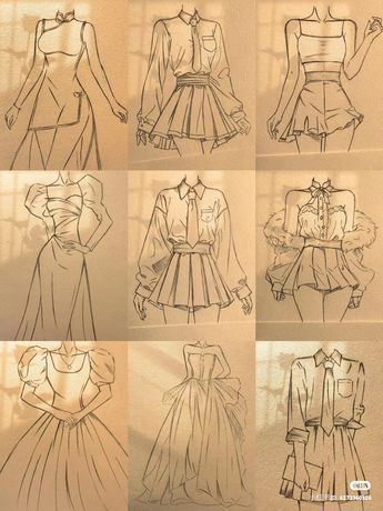 #fashion #sketches #trend #2024 #amazing Sketch Clothing Ideas, Sketching Dress Design, Cute Fashion Design Sketches, Drawing Ideas For Dresses, Fashion Design Drawings Aesthetic, Silk Dress Sketch, Drawing Dresses Ideas Fashion Sketches, Fashion Dress Sketches Design, Aesthetic Clothing Ideas Drawing