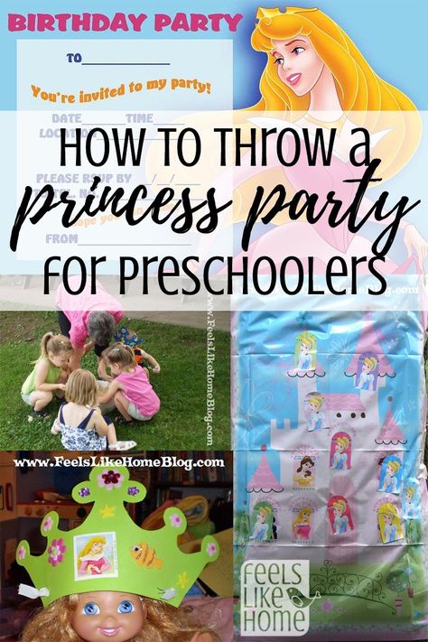 Princess Party Games For Kids Activities, Princess Games Party, Princess Party Activities For Kids, Easy Princess Party, Princess Birthday Games, Disney Princess Birthday Party Decor, Princess Birthday Ideas, Disney Princess Party Games, Frozen Birthday Party Games