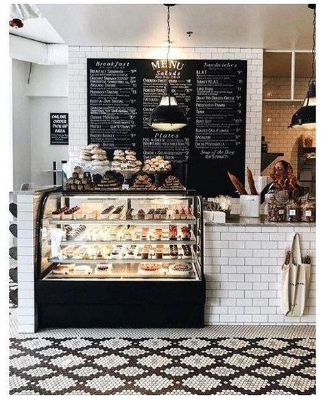 Tatte Bakery, Bakery Shop Interior, Bakery Shop Design, Bakery Interior, Small Coffee Shop, Bakery Design Interior, Coffee Shop Interior Design, Bakery Decor, Cafe Shop Design