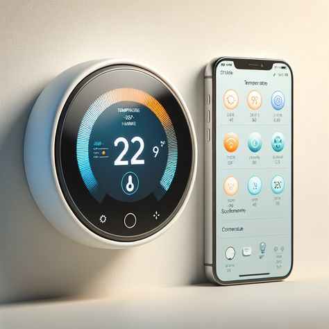 Smart Thermostat: Modern Climate Control for Your Home. | This article, "The Benefits of Smart Thermostats," will explain to you the advantages of smart thermostats. | Learn about the convenience of personalized climate settings and the energy efficiency benefits of owning a smart thermostat. | Access the complete article now. | #HomeComfort Ecobee Thermostat, Smart Room, Home Systems, Privacy And Security, Smart Thermostat, Smart Lights, Smart Thermostats, Energy Efficient Homes, Future Trends