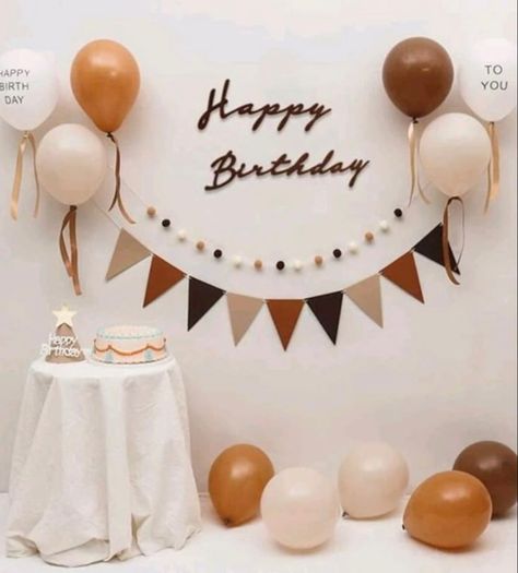 Surprise Birthday Decorations, Birthday Decorations At Home, Simple Birthday Party, Happy Birthday Decor, Birthday Room Decorations, Baby Birthday Decorations, Simple Birthday Decorations, Birthday Party Decorations Diy, Birthday Party Theme Decorations