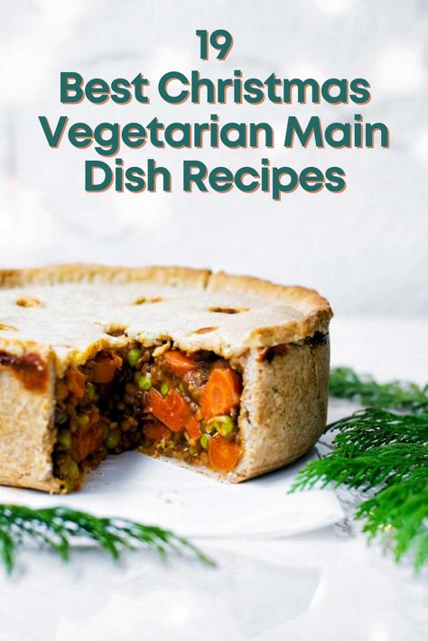 Vegetarians will never feel forgotten at the Christmas buffet! These festive Christmas Vegetarian Main Dish Recipes will have everyone drooling … even the meatatarians on your guest list! Bonus: turns out, most of the very best recipes I found for this showcase also happen to be VEGAN Christmas recipes, as well! Vegetarian Recipes To Freeze, Christmas Vegetarian Recipes, Vegetarian Christmas Main, Recipes To Freeze, Christmas Vegetarian, Oven Bakes, Vegetarian Christmas Dinner, Vegetarian Holiday Recipes, Vegetarian Christmas Recipes