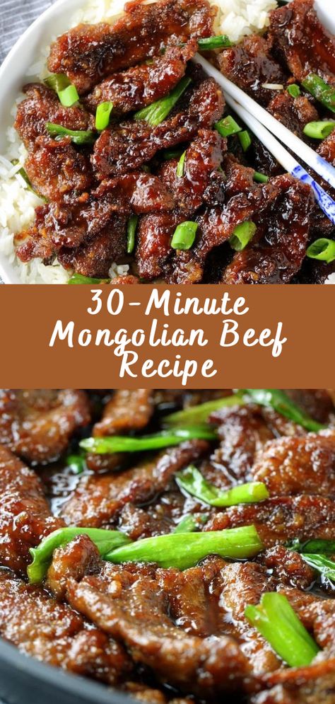 30-Minute Mongolian Beef Recipe | Cheff Recipes Mongolian Beef Wok Recipe, Beef Strips Recipes Easy, Mongolian Dishes, Mongolian Beef And Broccoli Recipe, Crispy Mongolian Beef, Mangolian Beef, Mongolian Recipes, Beef Cutlets, Easy Mongolian Beef