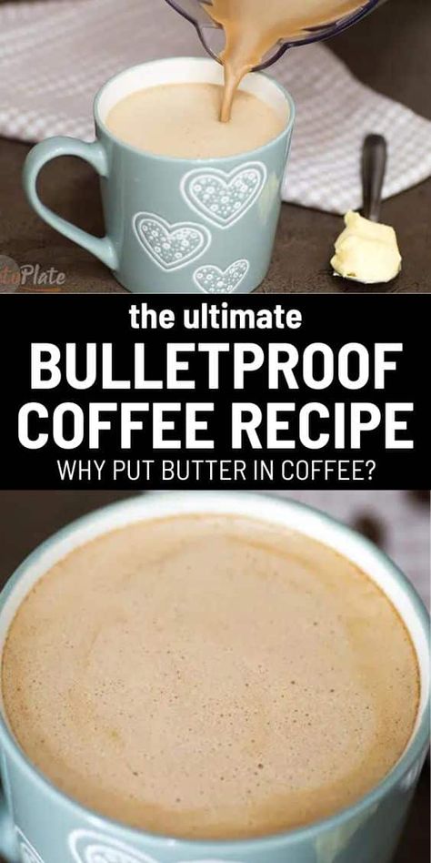 Vegan Bulletproof Coffee, Bullet Proof Coffee, Bulletproof Coffee Recipe, Keto Coffee Recipe, Butter Coffee, Keto Drink, Bulletproof Coffee, Bullet Proof, Coffee Recipe