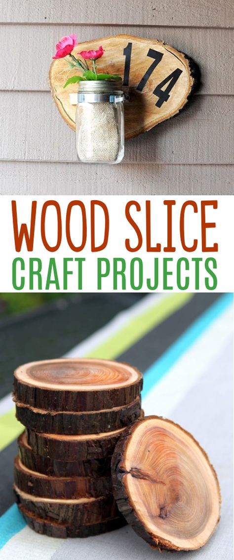 Wood Projects For Craft Fair, Diy Crafts With Wood Slices, Crafts To Do With Wood Slices, Log Slice Crafts Diy Ideas, Crafts With Cedar Wood, Log Circles Wood Slices, Slices Of Wood Projects, Raw Wood Crafts, Wooden Discs Ideas Christmas