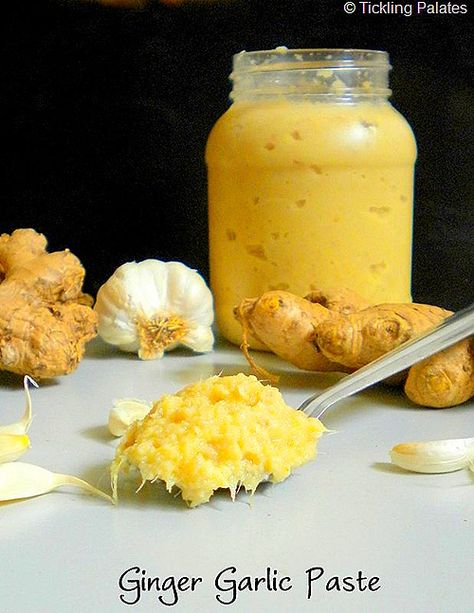 Homemade Ginger Garlic Paste Garlic And Ginger, Ancient Recipes, Marinade Sauce, Homemade Seasonings, Garlic Paste, Seasoning Mixes, Ingredients Recipes, Indian Food Recipes, Comfort Food