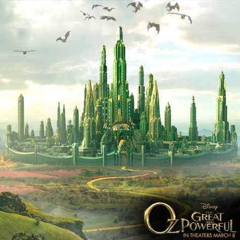 Start your journey on the road to the Emerald City: http://di.sn/a7H Wizard Of Oz Play, Oz The Great And Powerful, The Witches Of Oz, The Emerald City, Land Of Oz, The Wonderful Wizard Of Oz, Find Your Way, The Wizard Of Oz, The Good Witch