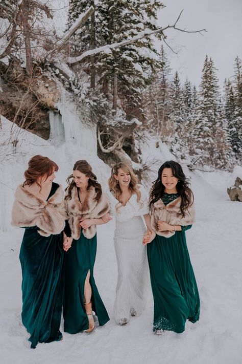 Winter wedding photos