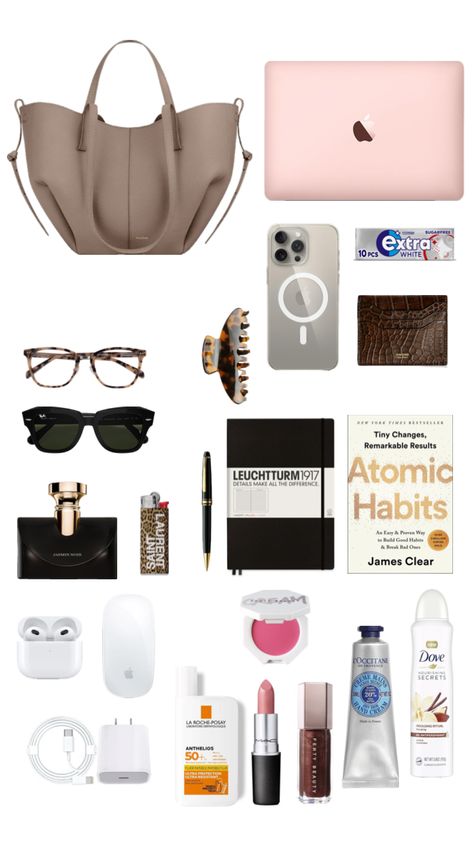 Uni bag essentials #beauty #bagessentials #univeristy #outfitinspo #vibes #longchamp #school #schoolbag #polene #schoolinspo #inspo #inspiration #study #studymotivation #university #academicvalidation Whats In My Longchamp, Uni Bag Essentials, College Bag Essentials, Uni Essentials, University Essentials, University Bag, Everyday Bag Essentials, Uni Bag, School Bag Essentials