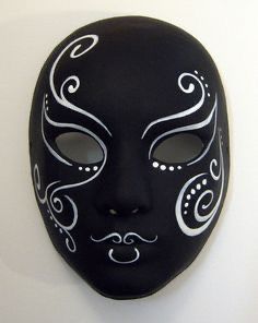 Mascara Design Ideas, Ceramic Mask, Mask Drawing, Mask Painting, Venetian Masks, White Mask, Venetian Mask, Cool Masks, Masks Art