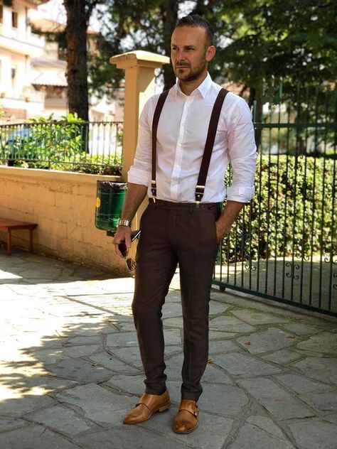 Hipster Mens Fashion, Suspenders, Street Style, Street Wear, Closet, Clothes