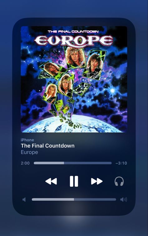 The Final Countdown - Europe Songs That Describe Me, Iphone Music, Final Countdown, The Final Countdown, Describe Me, Love Life, Songs, 10 Things, Music