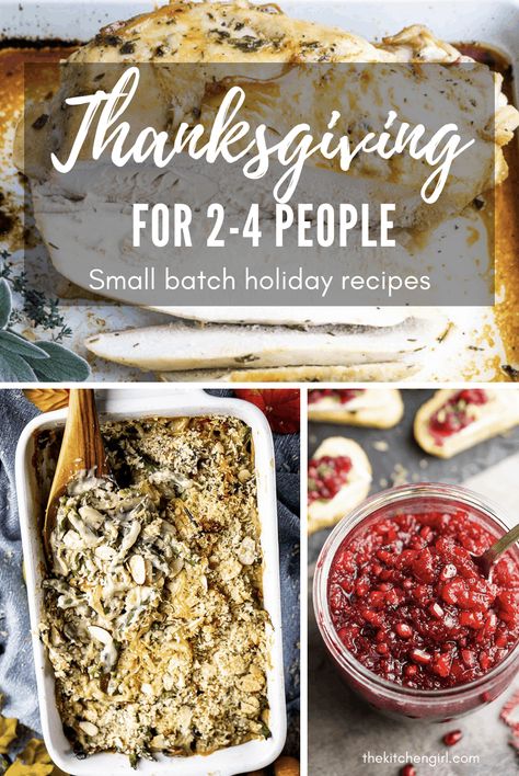 Thanksgiving For 2 People, Thanksgiving For 4 People, Thanksgiving Dinner For 4 People, Easy Thanksgiving Dinner Recipes, Thanksgiving For 2, Small Thanksgiving Dinner, Recipes For Two People, Thanksgiving For Two, Thanksgiving Dinner For Two