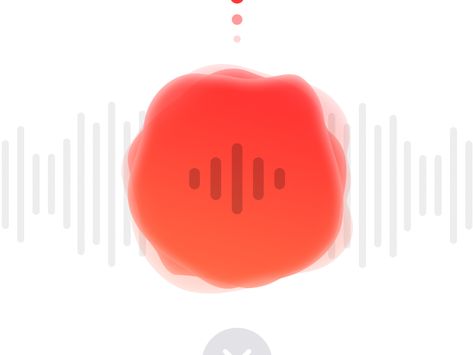 Record Button (Voice Messanger App) Record Icon, Voice Icon, Voice App, Voice Recorder, Voice Assistant, Open App, App Interface, App Ui, Mobile Design