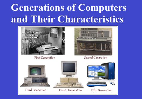 Computers developed after the first electronics computer ENIAC are classified into five generations. This generation is based on the technology used in architectural development of computers. Computer Definition, Analytical Engine, Introduction To Computer, Computer Generation, Charles Babbage, Computer Programming Languages, Computer Shortcut Keys, Expert System, Micro Computer