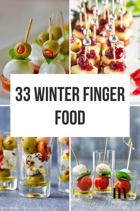 Satisfy your sweet tooth with the best winter finger food desserts. These recipes are perfect for brunch or any party. Save to your "Dessert Ideas" board and visit the article for more delicious treats! Christmas Shower Food Ideas, Savory Winter Appetizers, Winter Party Horderves, Winter Canapes Ideas, Cookie Party Appetizers, Black Tie Event Food Ideas, Christmas Finger Sandwich Ideas, Winter Hosting Food, Christmas Party Appies