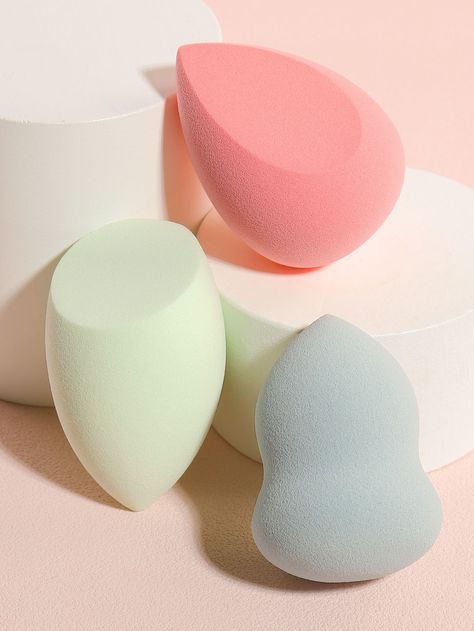 3pcs Makeup Sponge Sponge Makeup Blenders, Sponge For Makeup, Спонж Beauty Blender, Sponges Makeup, Make Up Sponge, Sponge Makeup, Makeup Blender Sponge, Alat Makeup, Beauty Blender Sponge