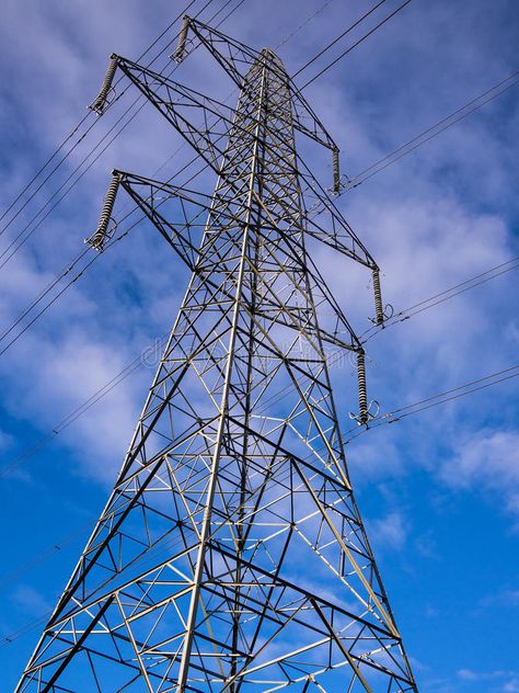 Electricity Pylon Tower. Suspension tower electricity pylon seen from below, aga , #AD, #Suspension, #tower, #Tower, #Electricity, #Pylon #ad Pylon Photography, Electricity Tower, Interesting Structures, Tower Aesthetic, Anu Malik, Ethel Cain, Cell Tower, Power Lines, Wallpaper Abstract