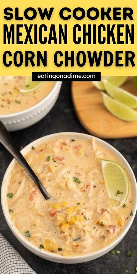 Fall Food Recipes Soup, Southwest Chicken Chowder, Aztec Chicken Chowder, Soups And Chowders Comfort Foods, Keto Chicken Corn Chowder, Spicy Chicken Corn Chowder Soup, Chicken Rice Corn Crockpot, Dairy Free Corn Chowder Crock Pot, Southwest Slow Cooker Recipes