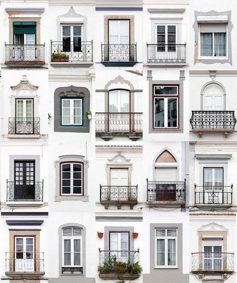 Montemor o Novo, Portugal | by photographer André Vincent Gonçalves Porche Vintage, Classic Window, Photo Window, Classic House Design, Lan Can, Design Exterior, Grill Design, Window Design, Classic House