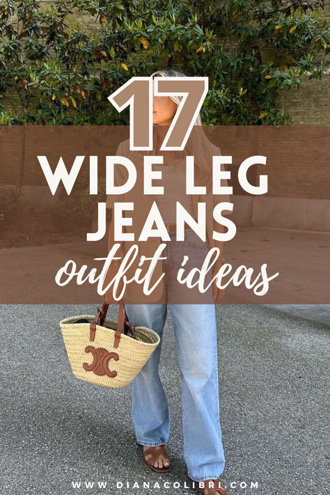 Wide Leg Jeans Outfit Ideas How To Style Pants Women, Wide Jeans Outfit Casual, Wide Leg Pants Outfit Denim, Wide Leg Jeans Outfits Summer, Wide Leg Pants Outfit With Boots, Dress Up Wide Leg Jeans, Best Wide Leg Jeans For Women, How To Pair Wide Leg Jeans, Wide Leg Jean Styling