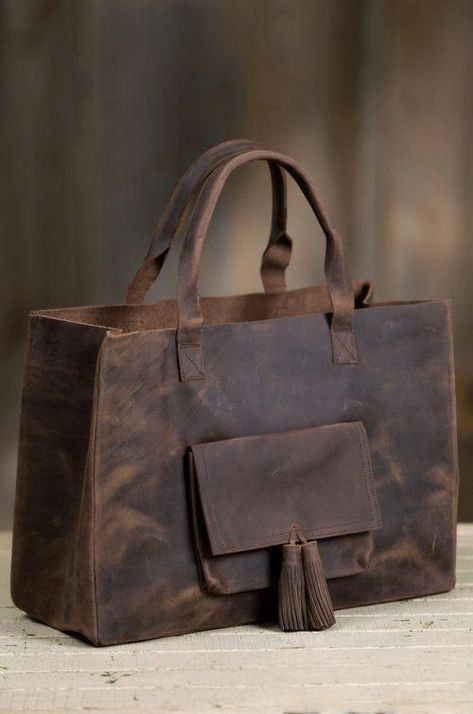 Sacs Tote Bags, Cheap Purses, Popular Handbags, Handbags Affordable, Cheap Handbags, Leather Bags Handmade, Leather Diy, Leather Handles, Leather Tote Bag