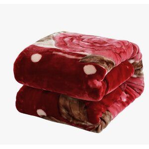 DicksonsInc No Tears in Heaven Cotton Throw | Wayfair Top Toddler Toys, Luxury Comforter Sets, Mink Blanket, Best Christmas Toys, Blankets For Winter, Montessori Baby Toys, Red Valentine, Red Home Decor, Luxury Bedding Set