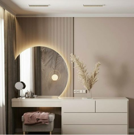 Modern Luxe Bedroom, Olive Room, Crystals Room, Luxury Vanity, Dressing Room Decor, Dressing Table Design, Modern Bedroom Interior, Bedroom Decor Design, Home Design Living Room