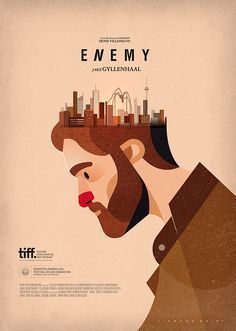 ENEMY Film Poster Design Graphics, Animation Poster Design Ideas, Flat Poster Design, Flat Style Graphic Design, Graphic Design Posters Ideas Creativity, Illustration Cover Design, Vector Poster Design, Animation Poster, Illustration Design Graphique