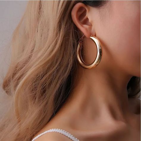 Silver hoops