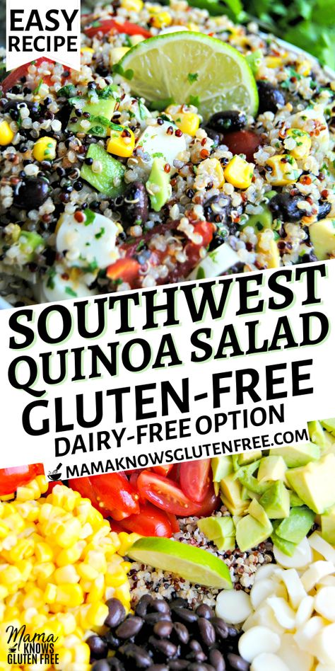 Gluten And Dairy Free Recipes Easy Lunch, Easy Dinner Ideas For Two Gluten Free, Salad Recipes Dairy Free Gluten Free, Easy Paleo Potluck Recipes, Dairy Free Salads Recipes, Gluten Free Dairy Free Quinoa Recipes, Gf Salads Gluten Free, Non Dairy Salad Recipes, Gluten Free Dairy Free Lunch Ideas For Work