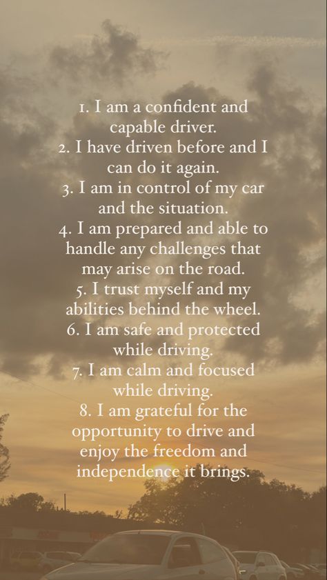 Just Passed Driving Test, Learning To Drive Quotes, Test Affirmations Positive, You Passed Your Driving Test, Getting Over Fear Of Driving, Pass Your Driving Test, Driving Test Motivation, Passing Driving Test Affirmations, Fear Of Driving Quotes