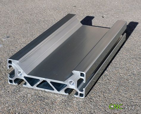 Was goofing off on Reddit the other day and saw a new extrusion rail boasting better strength for longer runs. https://www.reddit.com/r/hobbycnc/comments/4316n8/new_aluminum_extrusion_rail_for_super_sized/  The extrusion looks like an inverse MakerSlide with the v-channels running internally with bracing for torsion torque. The beefiness of this looks intriguing and given the vchannel could be a compliment for extending the X or Y axis on the x-carve.      In the thread someone suggested flippin Sigma Profile, Ute Camper, Aluminum Extrusion Design, Extrusion Design, Homemade Cnc, Heavy Duty Drawer Slides, Cnc Machine Design, Aluminium Extrusion, X Carve