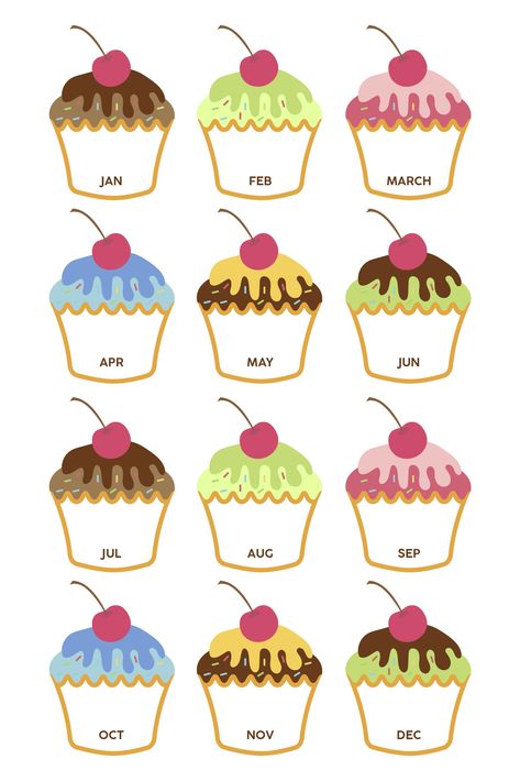 Cupcake Birthday Board Classroom, Birthday Cupcake Printable, Birthday Board For Infant Classroom, Birthday Bulletin Boards Preschool Free Printable, Preschool Birthday Board Free Printable, My Birthday Worksheets For Kids, Happy Birthday Bulletin Boards, Preschool Birthday Board Ideas, Cupcake Template Free Printable