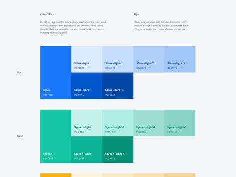 Color Speccing for Design Systems Color Guide Design, Design System Ui, System Design, Style Guide Ui, Web Design Color, Ui Color, Flat Color Palette, Web Colors, Design Guidelines